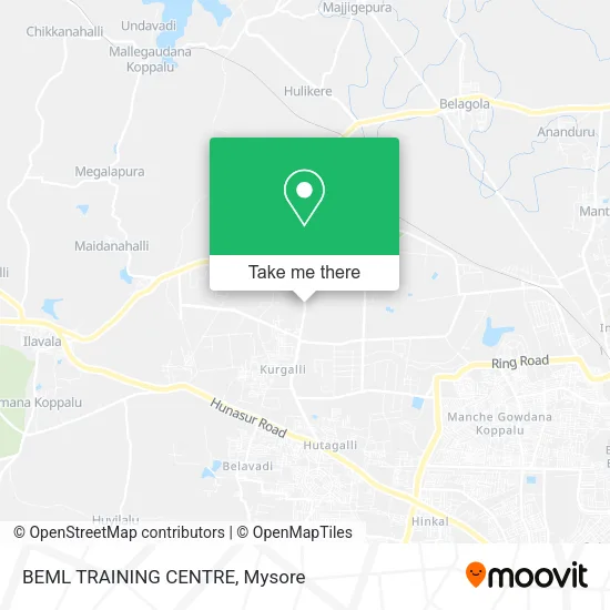 BEML TRAINING CENTRE map