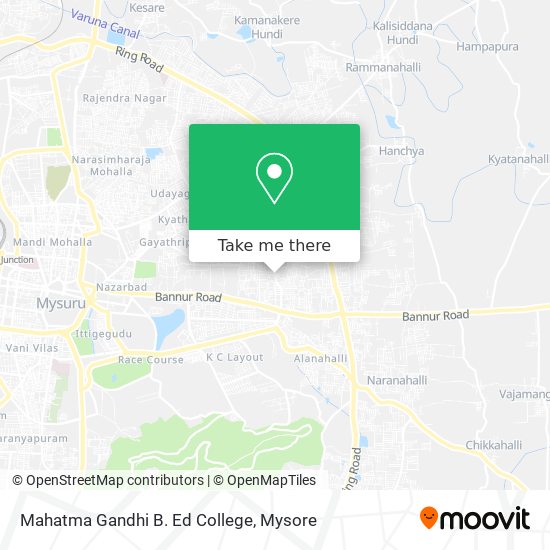 Mahatma Gandhi B. Ed College map