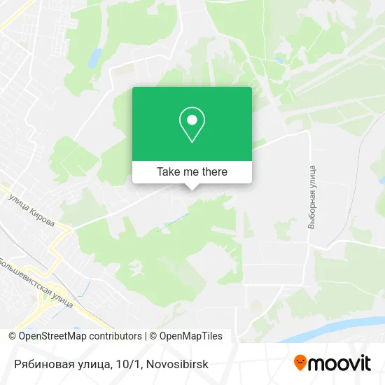 Рябиновая улица, 10/1 map