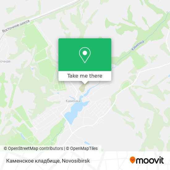 Каменское кладбище map