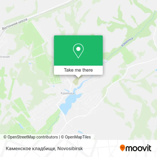 Каменское кладбище map