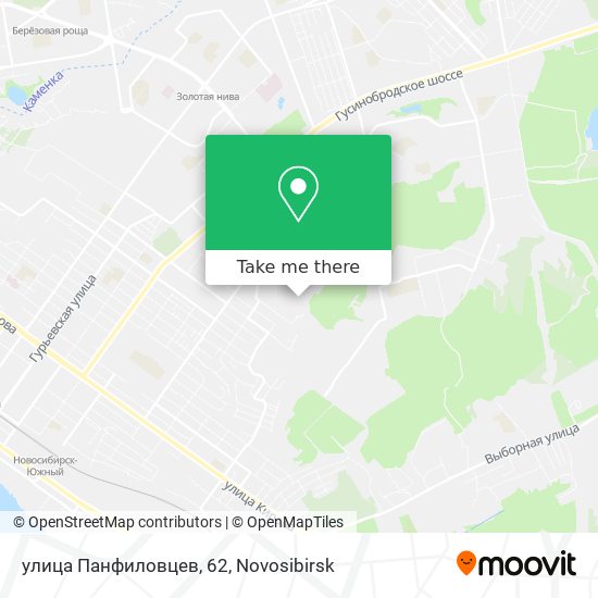 улица Панфиловцев, 62 map