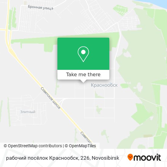 рабочий посёлок Краснообск, 226 map