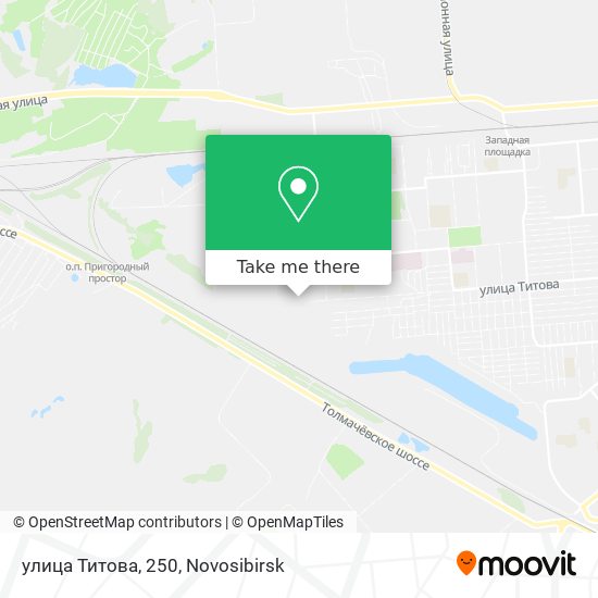 улица Титова, 250 map