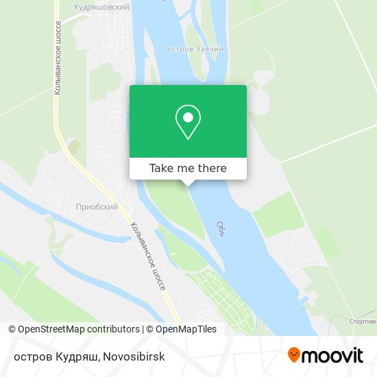 остров Кудряш map