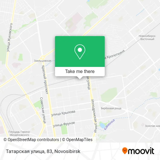 Татарская улица, 83 map