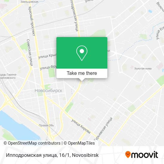 Ипподромская улица, 16/1 map