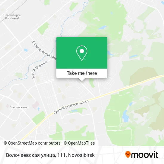 Волочаевская улица, 111 map