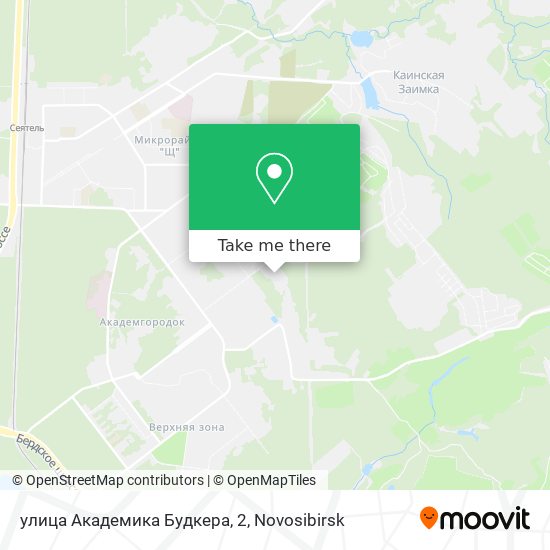 улица Академика Будкера, 2 map