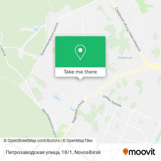 Петрозаводская улица, 18/1 map