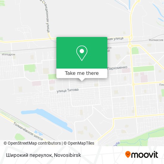 Широкий переулок map