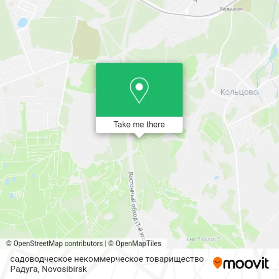 садоводческое некоммерческое товарищество Радуга map