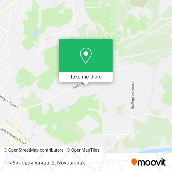 Рябиновая улица, 2 map