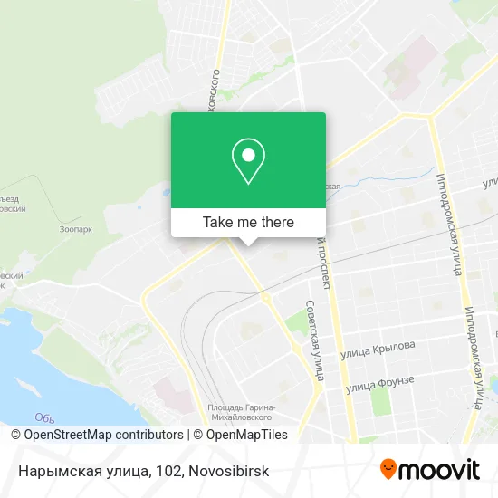 Нарымская улица, 102 map