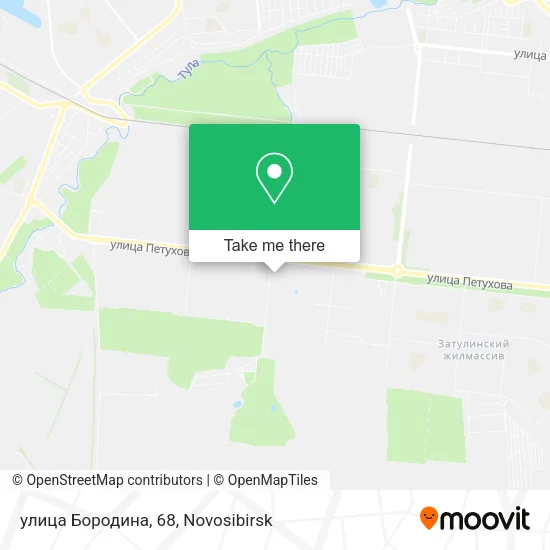 улица Бородина, 68 map