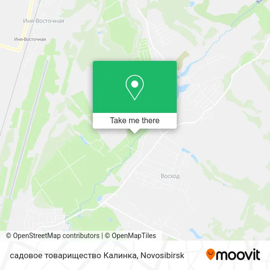 садовое товарищество Калинка map