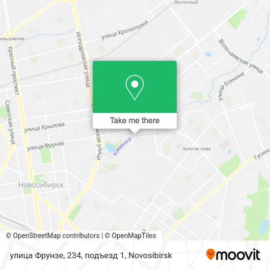 улица Фрунзе, 234, подъезд 1 map