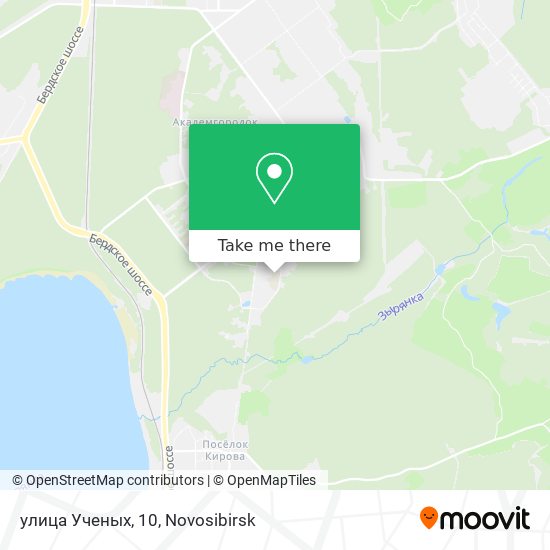 улица Ученых, 10 map