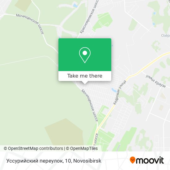 Уссурийский переулок, 10 map
