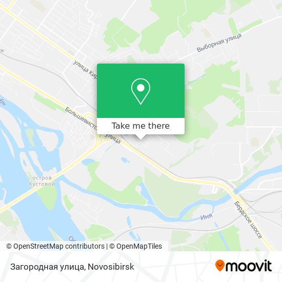 Загородная улица map