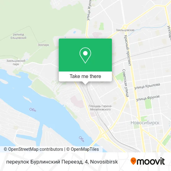 переулок Бурлинский Переезд, 4 map