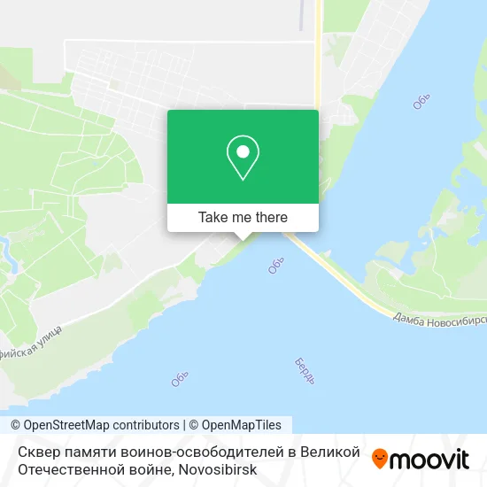 Сквер памяти воинов-освободителей в Великой Отечественной войне map