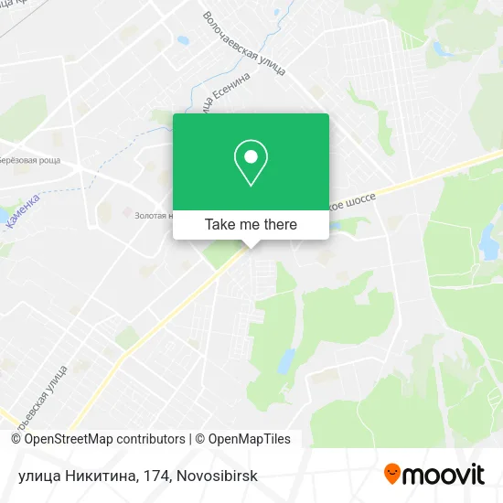улица Никитина, 174 map