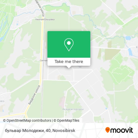 бульвар Молодежи, 40 map