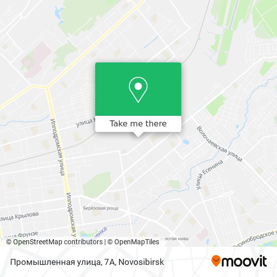 Промышленная улица, 7А map
