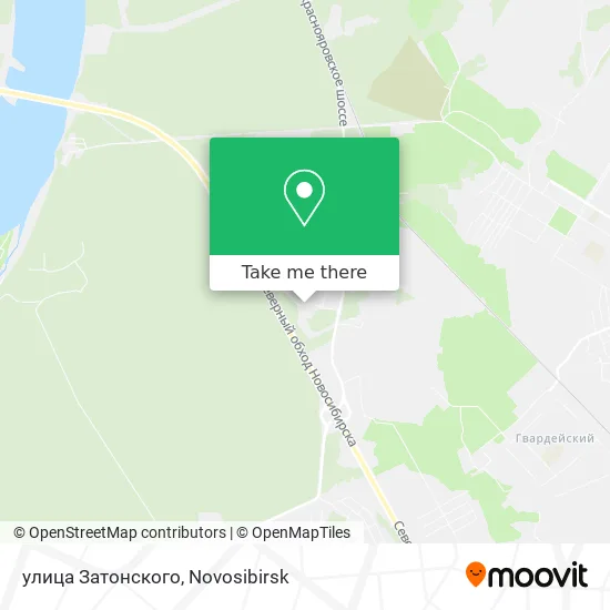 улица Затонского map