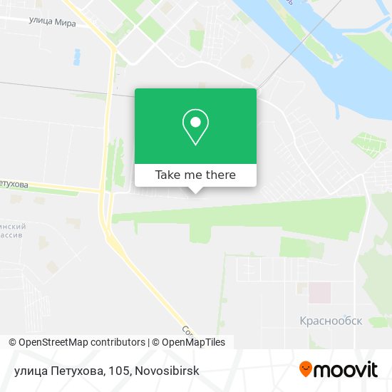 улица Петухова, 105 map