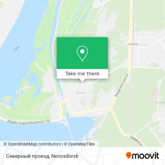 Северный проезд map