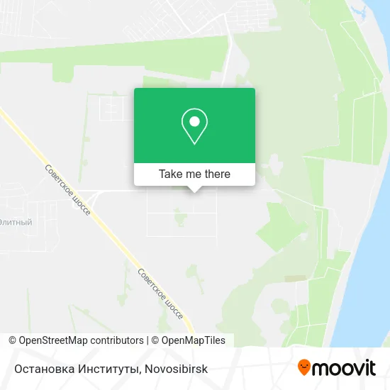 Остановка Институты map
