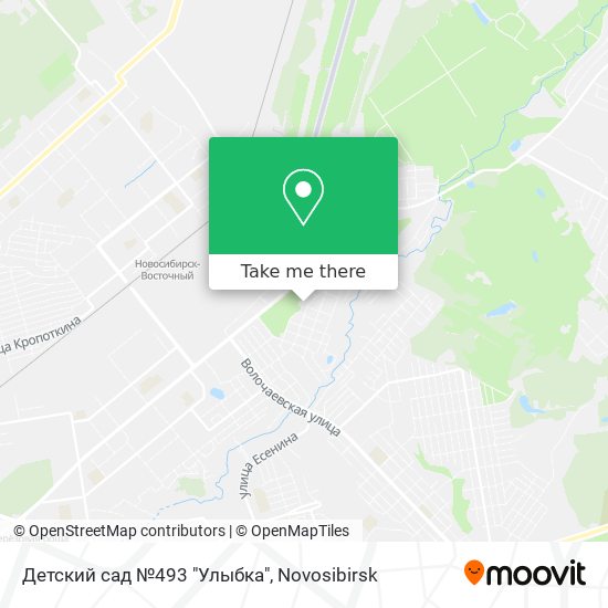 Детский сад №493 "Улыбка" map