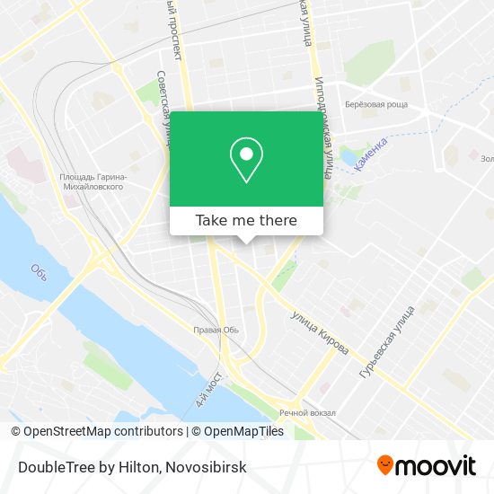 DoubleTree by Hilton map