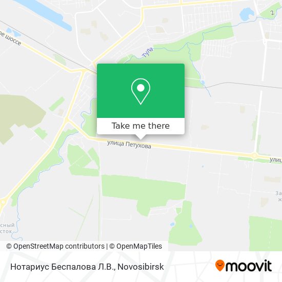 Нотариус Беспалова Л.В. map