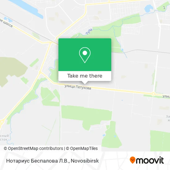 Нотариус Беспалова Л.В. map