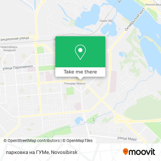 парковка на ГУМе map