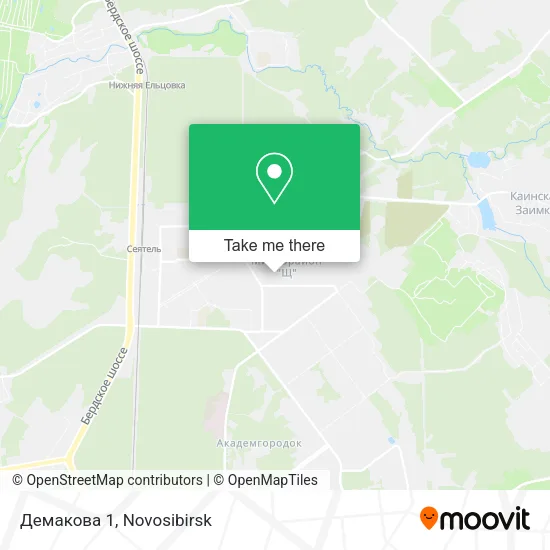 Демакова 1 map