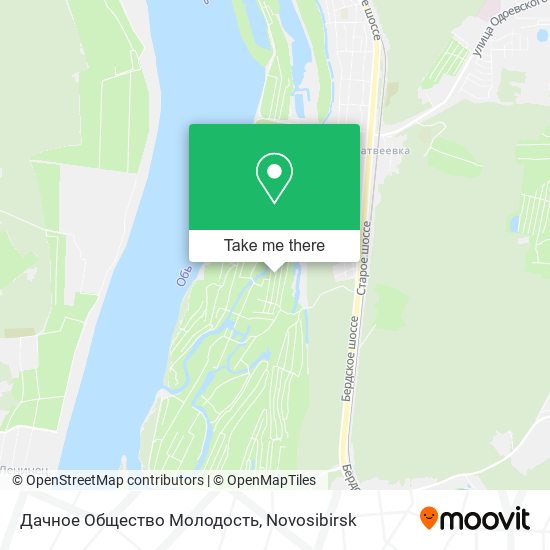 Дачное Общество Молодость map