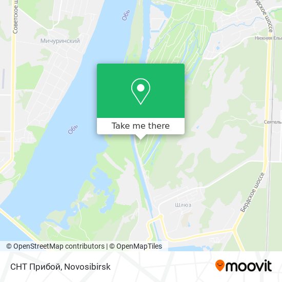 СНТ Прибой map