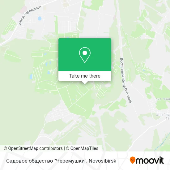 Садовое общество "Черемушки" map
