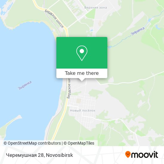 Черемушная 28 map
