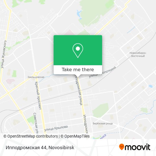 Ипподромская 44 map