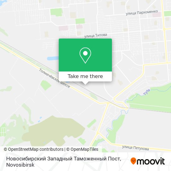 Новосибирский Западный Таможенный Пост map