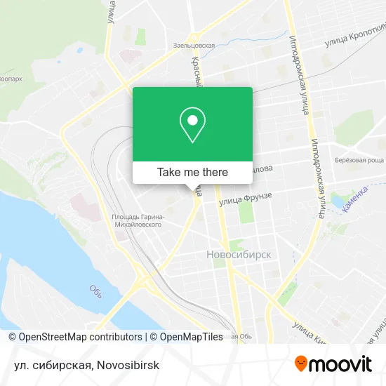 ул. сибирская map