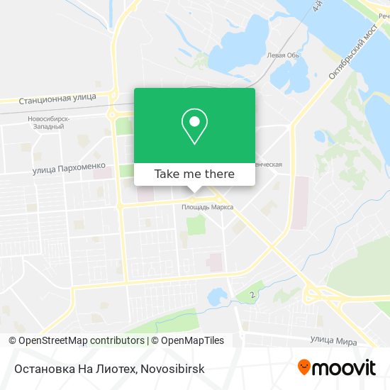 Остановка На Лиотех map
