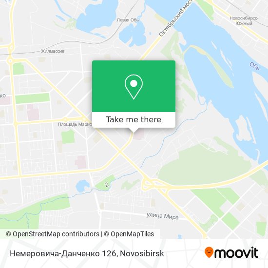 Немеровича-Данченко 126 map