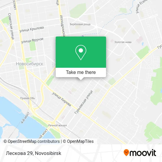 Лескова 29 map