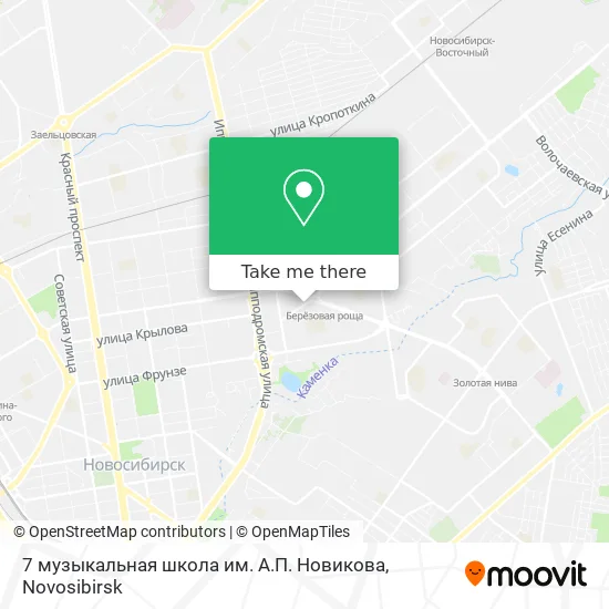 7 музыкальная школа им. А.П. Новикова map